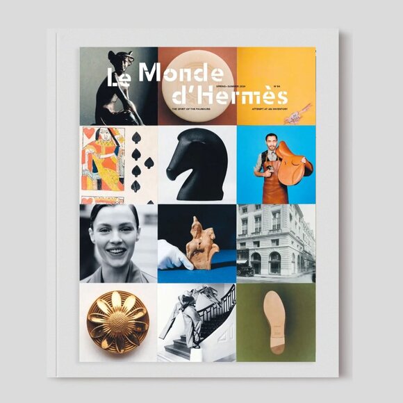 Hermes Set of 5 Le Monde D'Hermès Catalogs + Authentic Hermès Gift Bag - Picture 2 of 6